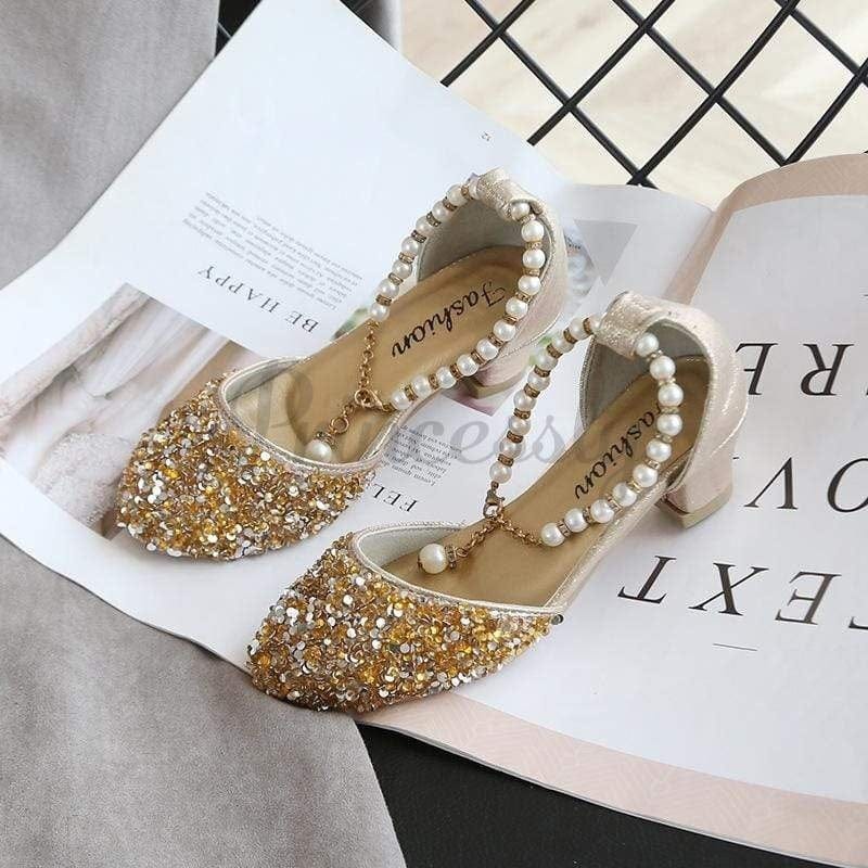 6 Gold Flower Girl Shoes Perfect for Your Modern Wedding - Flower Girl  Dresses