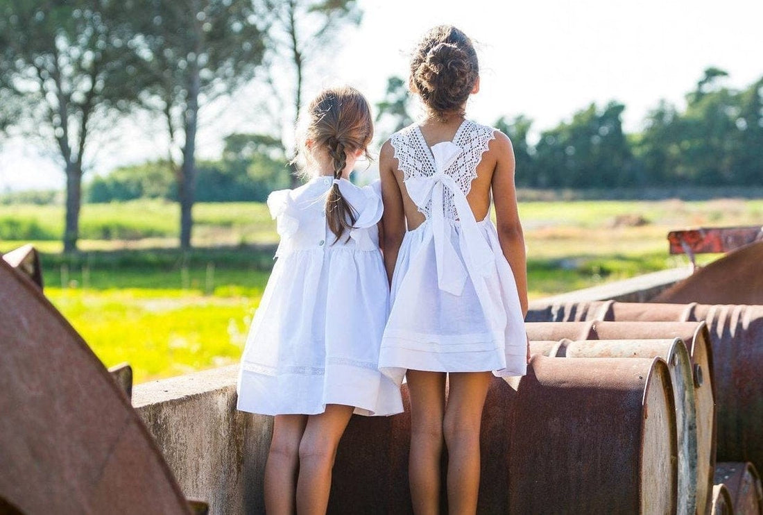 12 Short Ivory Flower Girl Dresses for Casual Seaside Ceremony