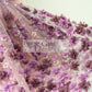 3D Purple Lace Flower Tulle Wedding Flower Girl Dress Kids Party Dress Photography Dress