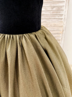 Black Velvet Gold Jacquard Keyhole Back Kids Party Flower Girl Dress 8T Black Velvet Gold Jacquard Keyhole Back Kids Party Flower Girl Dress 8T