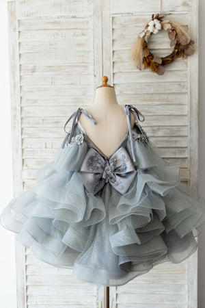 girl's glitter tulle ruffle hem dress reviews Tween Girls' One Shoulder Layered Ruffle Trim Sequin Party Dress Elonnashop