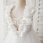 Backless Lace Tulle Wedding Flower Girl Dress with Pearls