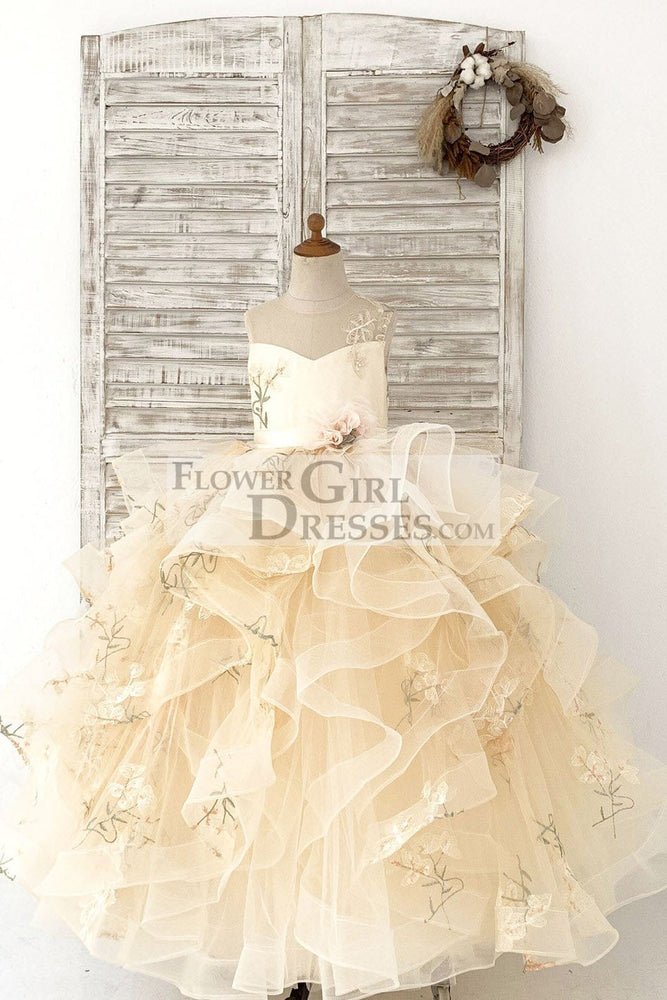 Girl's Party Dresses - "Yellow" - Flower Girl Dresses Girl's Party Dresses - "Yellow" - Flower Girl Dresses
