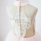Halter Neckline Ivory Lace Pink Tulle Sheer Back Wedding Flower Girl Dress