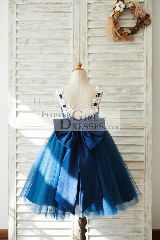 Kids & Children's Wedding Dresses - "Navy Blue" - Flower Girl Dresses Kids & Children's Wedding Dresses - "Navy Blue" - Flower Girl Dresses