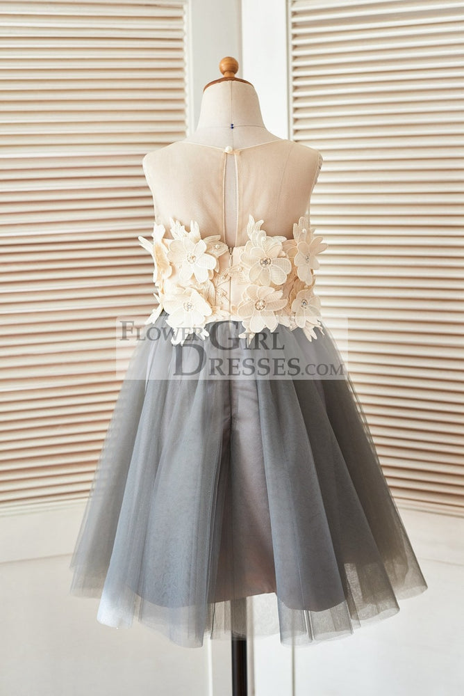 All Dresses - "Gray" - Flower Girl Dresses All Dresses - "Gray" - Flower Girl Dresses